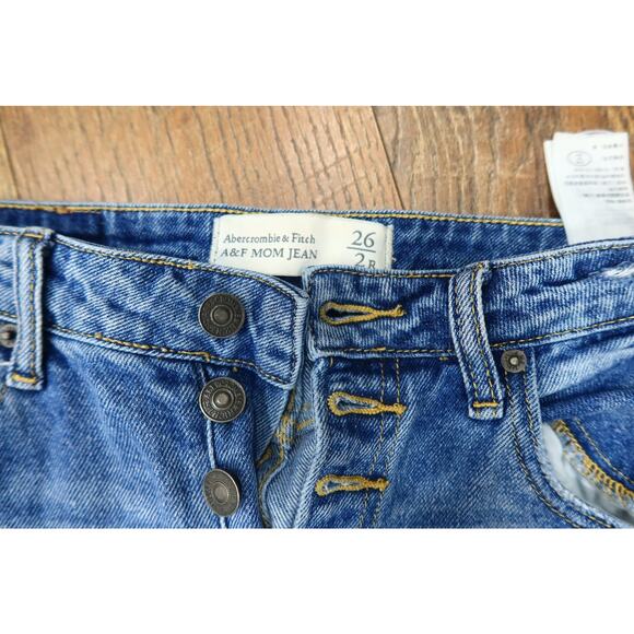 Abercrombie Mom Fitted Jeans 26/2R - Picture 5 of 6